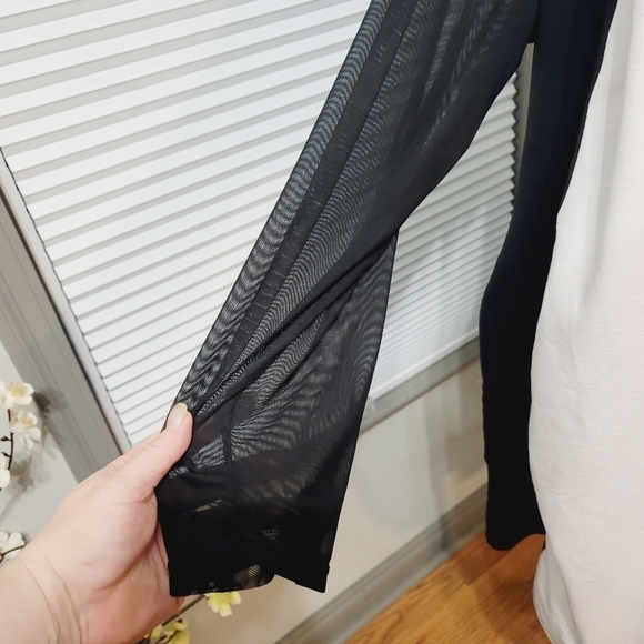 ASHLEY Stewart Mesh Paneled Bodycon Dress - Picture 3 of 6